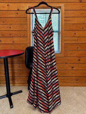 Rhea Boho Abstract Print Wide Leg Jumpsuit with Pockets